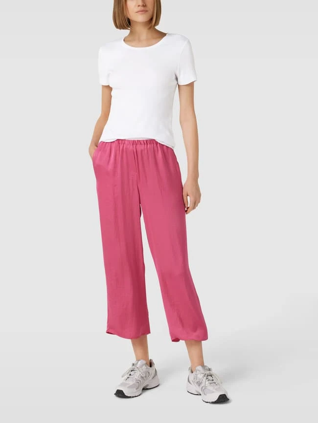 Montego T-Shirt Mit Geripptem Rundhalsausschnitt - Weiß 3 Montego T-Shirt Mit Geripptem Rundhalsausschnitt - Weiß