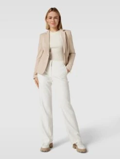 Jake*s Collection Blazer Mit Knopfverschluss - Beige