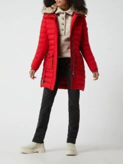 Wellensteyn Abendstern 719 Funktionsjacke Mit Webpelz - Rot