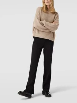 Ana Johnson X P&C Oversized Strickpullover In Ripp-Optik - Schlamm