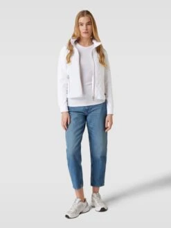 Frieda & Freddies Steppjacke Mit Label-Detail - Weiß