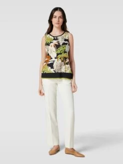 Marc Cain Tank Top Mit Allover-Muster - Schilf