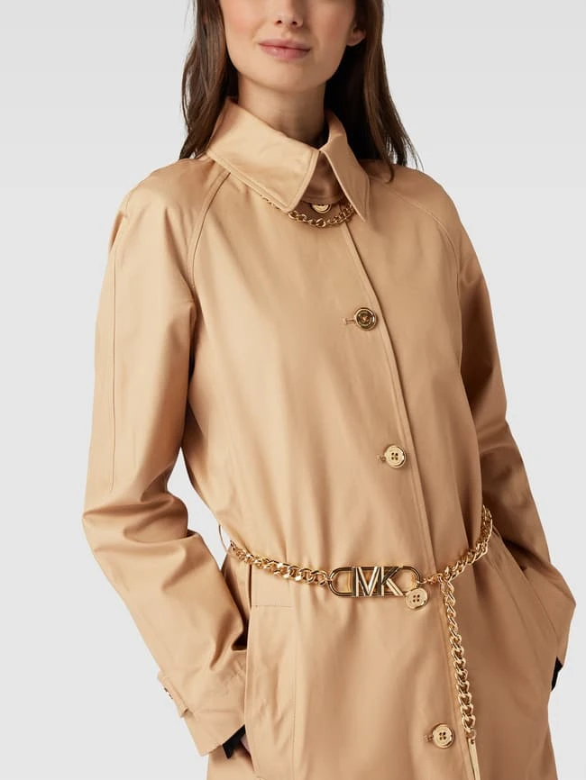MICHAEL Michael Kors Trenchcoat Mit Umlegekragen - Sand 5 MICHAEL Michael Kors Trenchcoat Mit Umlegekragen - Sand – Bild 3