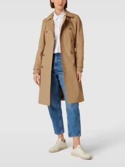 Montego Trenchcoat Mit Doppelreihiger Knopfleiste - Sand