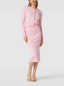 Marc Cain Strickjacke Mit Allover-Muster - Pink