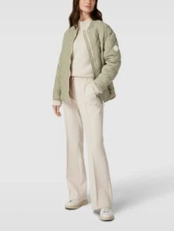 Fuchs Schmitt Steppjacke Mit Label-Detail - Khaki