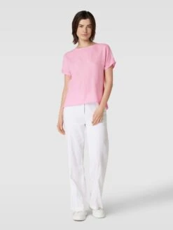 Christian Berg Woman Leinenbluse Mit U-Boot-Ausschnitt - Pink