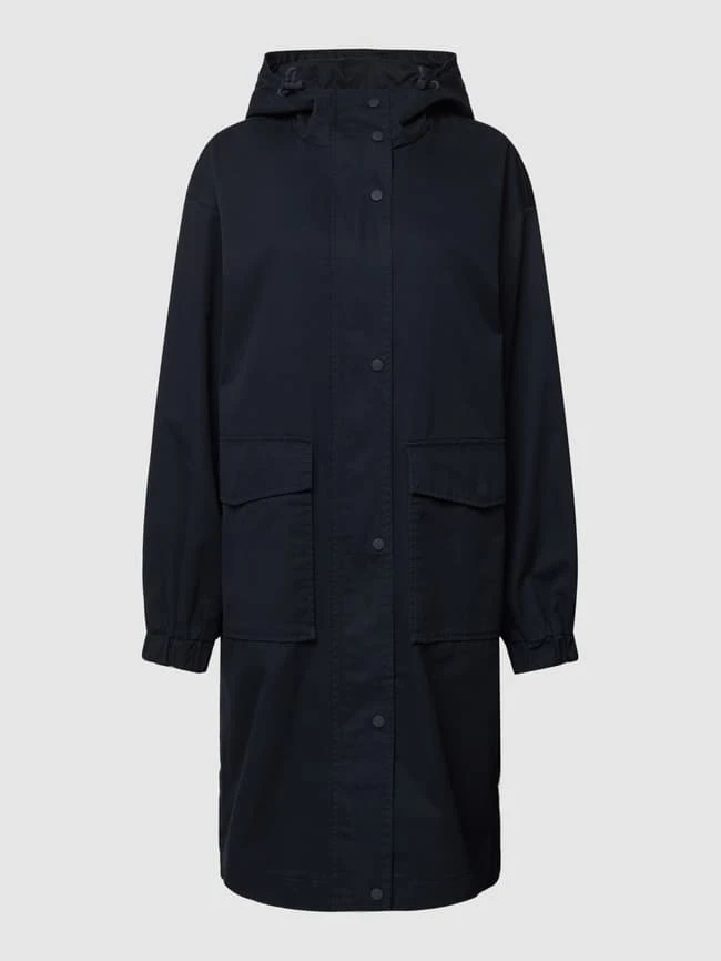 Marc O'Polo Mantel Mit Kapuze - Marineblau 4 Marc O'Polo Mantel Mit Kapuze - Marineblau – Bild 2