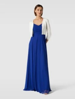 Jake*s Cocktail Bolero Mit Strukturmuster - Offwhite