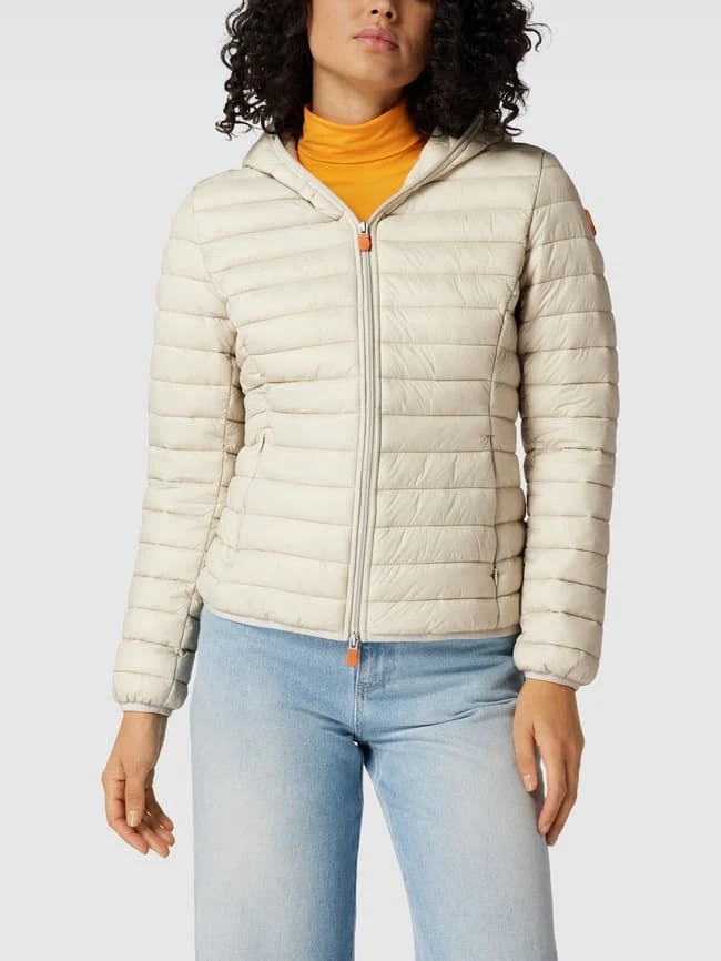 SAVE THE DUCK Steppjacke Mit Label-Detail Modell 'DIZY' - Beige 6 SAVE THE DUCK Steppjacke Mit Label-Detail Modell 'DIZY' - Beige – Bild 4
